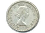 CANADA 25 CENTS ELISABETH II 1963 TB+ (W52)