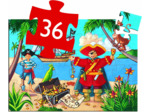 Puzzle 36 pcs - Le pirate et son trésor