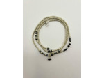 BRACELET MULTIRANGS SAND SILVER VERTUS