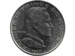 MONACO 1 FRANC 1966 TTB+