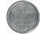 POLYNESIE FRANCAISE 5 FRANCS 1965 SUP/NC