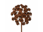 Tuteur bouquet fleuri 15x15x100cm