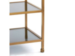 Console Aino verre bronze antique 140x35x80cm
