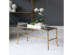 Table basse métal Gold 92x41x43cm