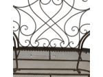 Banc jardin fer Romantique 124x47x100cm