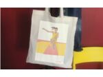 Tote bag ou sac athlétisme "Saut athlétique femme "