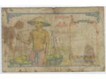 INDOCHINE (Cambodge-Laos -Viet-Nam) 1 PIASTRE SERIE S.355 ND 1953 TB+