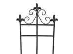 Treillage jardin fer Fleur de Lys 28x128cm