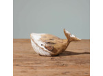 Sculpture Petite Baleine Bois naturel 15x6x9cm