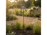 Lanterne planter gris patiné 12x12x121cm