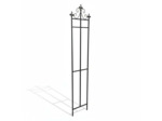 Treillage jardin fer Fleur de Lys 28x128cm