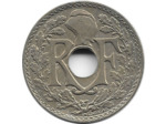 FRANCE 5 CENTIMES LINDAUER 1927 SUP