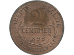 FRANCE 2 CENTIMES DUPUIS 1899 SUP