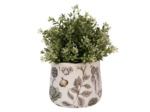 Pot de fleurs légume céramique 14x14x12cm