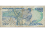 ST TOME ET PRINCE 1000 DOBRAS 12-07-1977 SERIE AC TB+ (W55a)