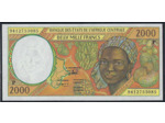 BANQUE DES ETATS DE L'AFRIQUE CENTRALE B.E.A.C TCHAD 2000 FRANCS 1994 P SPL