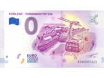 ALLEMAGNE 2018-2 KOBLENZ EHRENBREITSTEIN BILLET SOUVENIR 0 EURO TOURISTIQUE