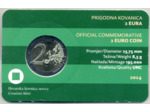 CROATIE 2024 2 EURO VARAZDIN COINCARD