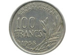 FRANCE 100 FRANCS COCHET 1958 TTB