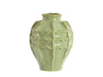 Vase en Céramique Loseto Vert Amande 26x26x35cm