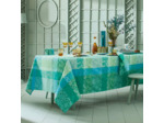 Nappe MILLE FEUILLAGES TURQUOISE Garnier Thiebaut
