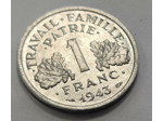 FRANCE 1 FRANC BAZOR 1943 (légère) SPL (G471) n1