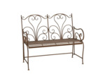 Banc de jardin fer 97x57x111cm