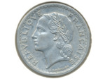FRANCE 5 FRANCS LAVRILLIER ALU 1946 B TTB+