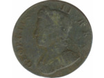 GRANDE BRETAGNE 1/2 PENNY GEORGES II 1734 TB+