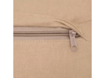 Atmosphera - Coussin Groove 40x40cm rayé Beige Lin