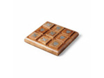 Jeu Morpion Oxo Love en Bois de Manguier 4x18x18cm
