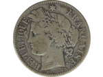 FRANCE 2 FRANCS CERES 1872 K (Bordeaux) TB+
