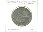 53 LA MAYENNE DEPARTEMENT DE LA MAYENNE 2 EURO TEMPORAIRE 1997 SUP-