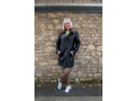 F201540 Veste femme cuir noir