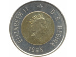CANADA 2 DOLLARS 1996 TTB