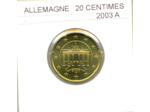 Allemagne 2003 A  20 CENTIMES SUP