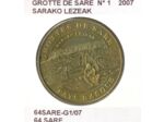 64 SARE GROTTE DE SARE N1 SARAKO LEZEAK 2007 SUP-