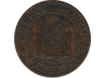 FRANCE 1 CENTIME NAPOLEON III 1862 A (Paris) TTB (G87)