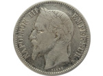 FRANCE 1 FRANC NAPOLEON III tête laurée 1867 A (Paris) TB+ (G463)