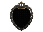 Miroir royal coeur doré 23x3x30cm