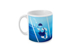 Tasse ou mug de natation "La femme qui nage" - Personnalisable