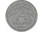 FRANCE 2 FRANCS BAZOR 1944 B TB+