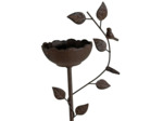 Mangeoire fonte oiseaux à planter 12x19x102cm