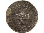 HENRI IV (1589-1610) QUART D'ECU 1597 L (Bayonne) 3ème Type TB-