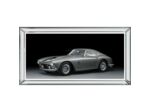 Cadre avec photo Ferrari 250 swb argenté 95x45cm