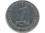 BANQUE DES ETATS DE L'AFRIQUE CENTRALE B.E.A.C. 1 FRANC 2006 TTB+
