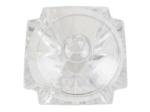 Bonbonnière diamant verre 11x11x11cm