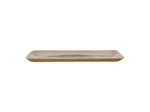 Plateau tortue métal beige 26x16x26cm