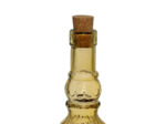 Bouteille carafe verre recyclé Ourea jaune 34x8x8cm