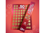 50 choses à faire en couple - Poster à gratter